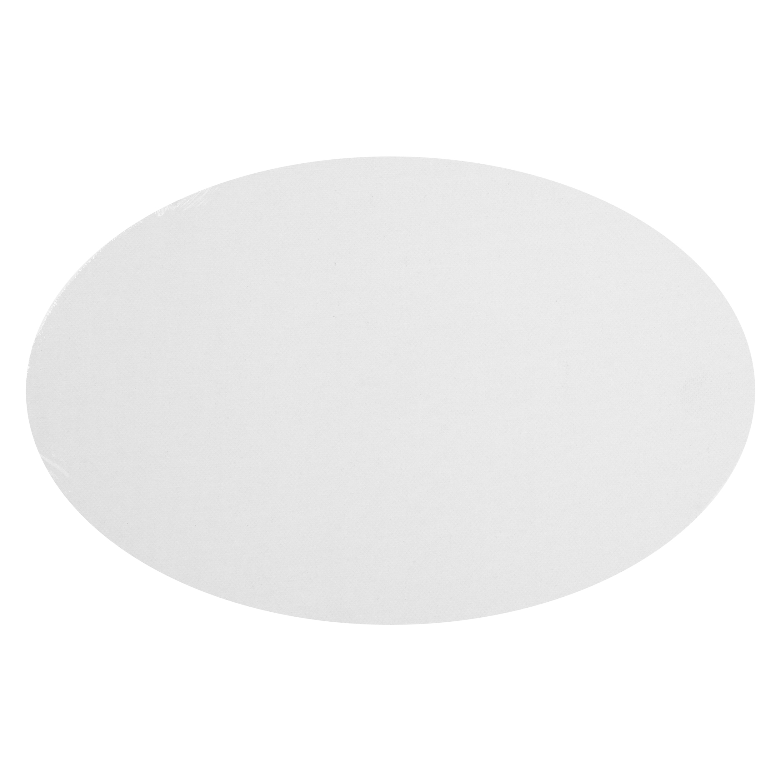 Canvas panel "Sonnet", oval, 280 g/m2, 100% cotton, acrylic primer, medium grain