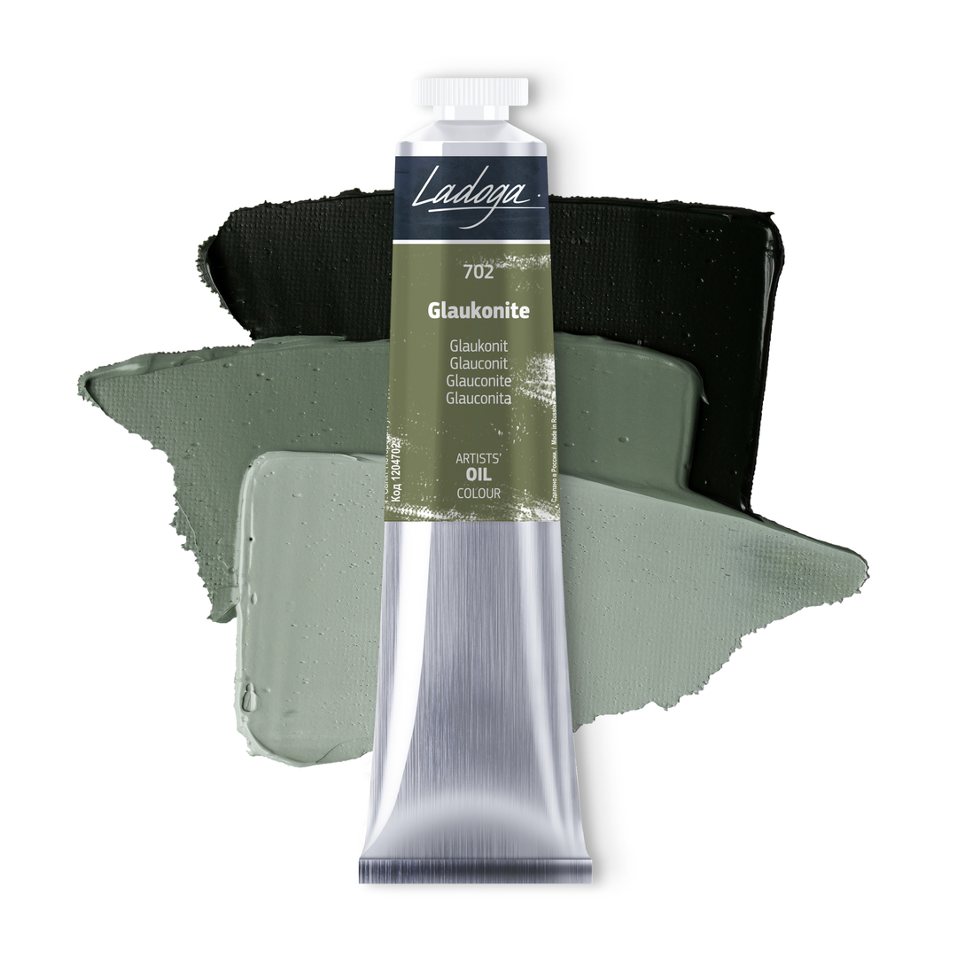 Oil colour "Ladoga", Glaukonite, tube, № 702